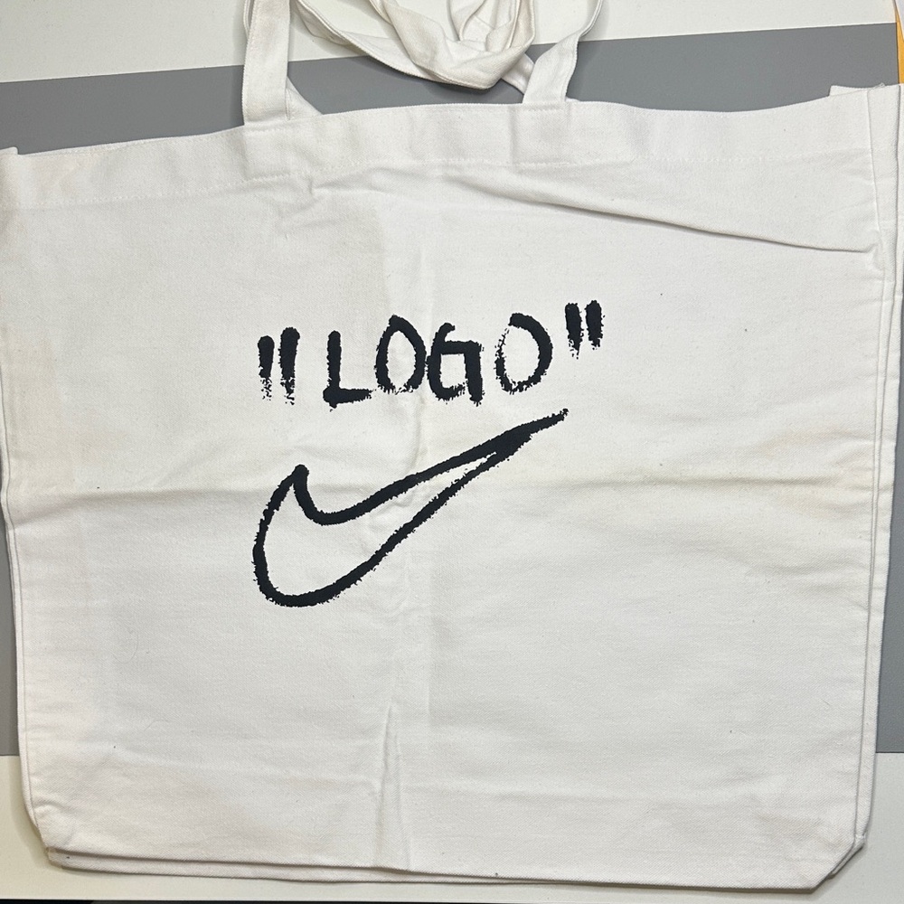 NIKE X OFF-WHITE TOTE BAG (White/Black)